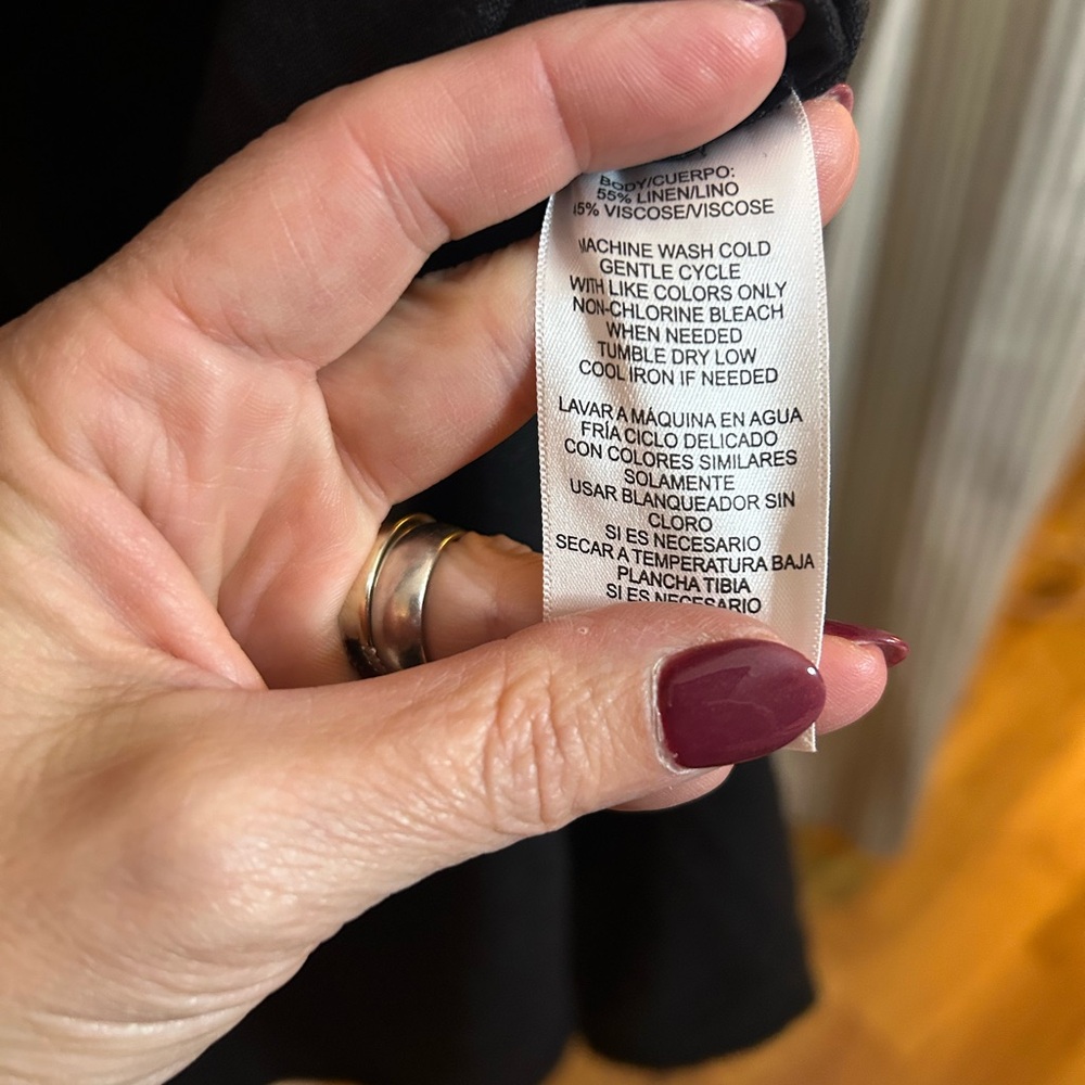 DKNY Black Midi Dress - Picture 3 of 4